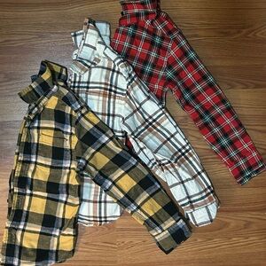 Plaid Shirt Trio